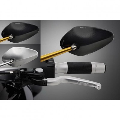 Zpětné zrcátko Rizoma RADIAL NAKED, univerzání, E-mark - LEVÉ nebo PRAVÉ pro motocykly, hliník